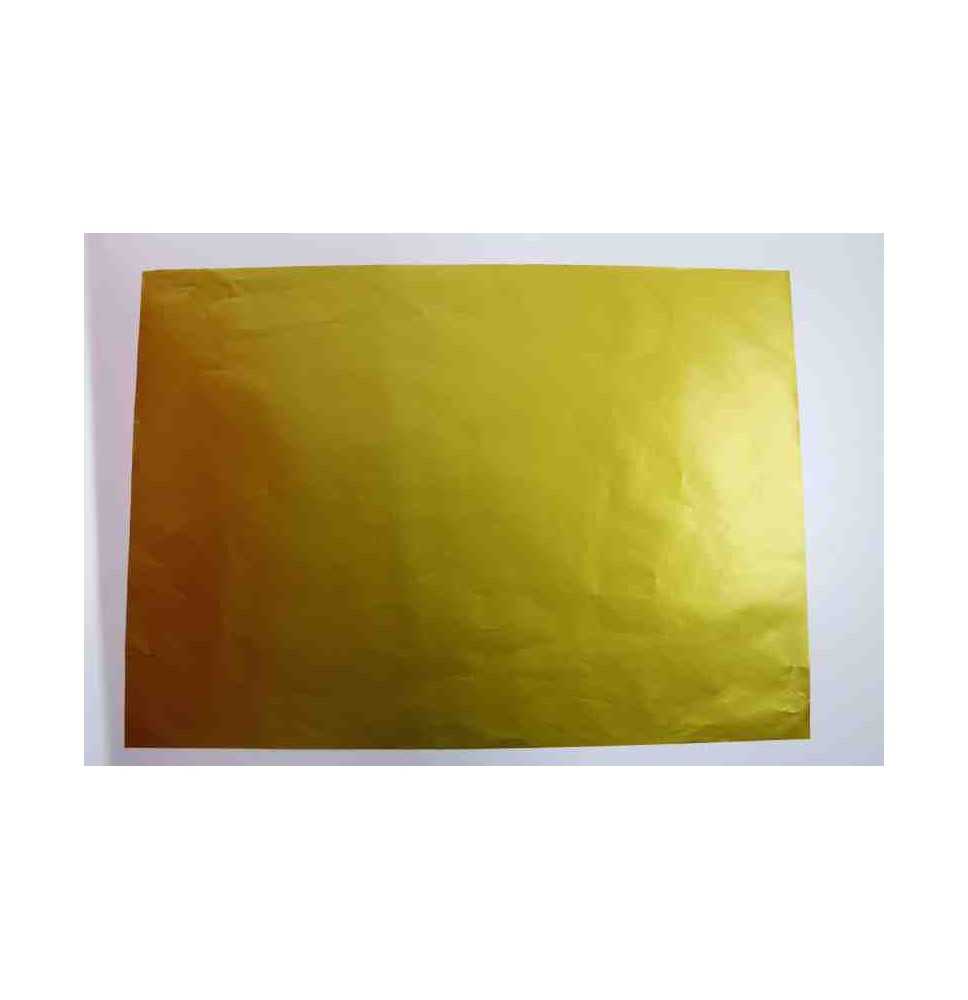 PAPEL MET. 53X70CM. ORO E.10 C.100