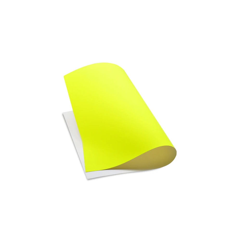 CARTULINA FLUOR.65X49CM AMAR.LIMON 9031945 47.5X66CM E.10