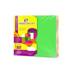 PAPEL BOND CTA.MIX ARCOIRIS EUROCOLORS 75G PAQ.C100H C.25