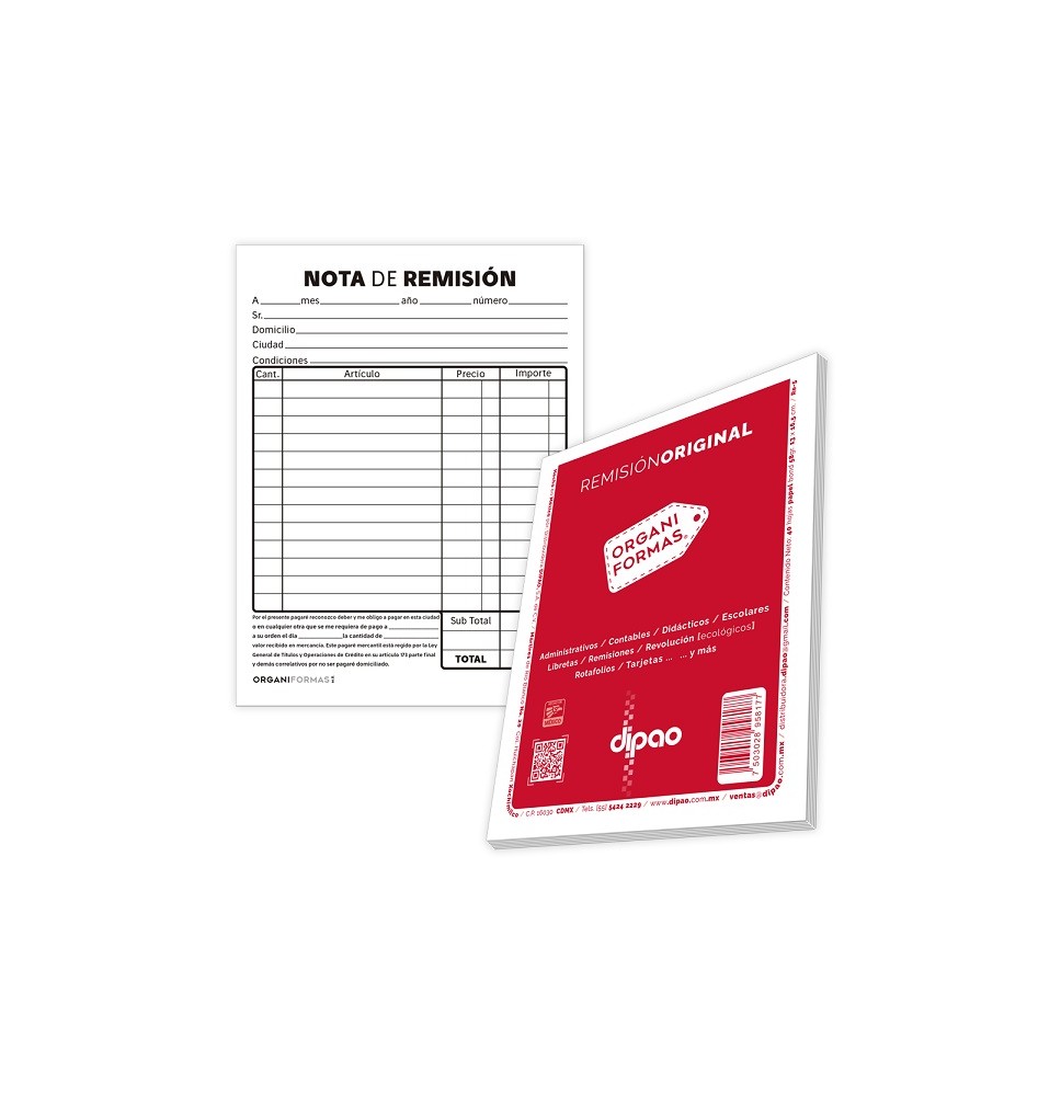 REMISION ESQUELA ORIGINAL 40H. DIPAO E.150