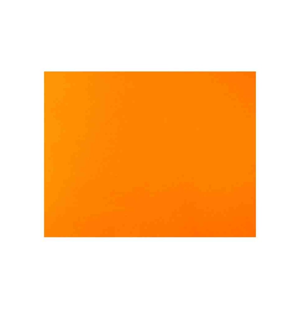 CARTULINA FLUOR. 65X49 CM. PAPAYA 9021943 47.5X66 CM E.10