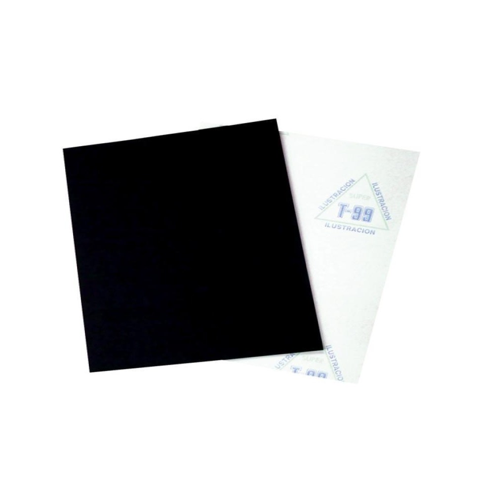 CARTULINA ILUSTRACION 51X38CM.NEGRO T99 E.50