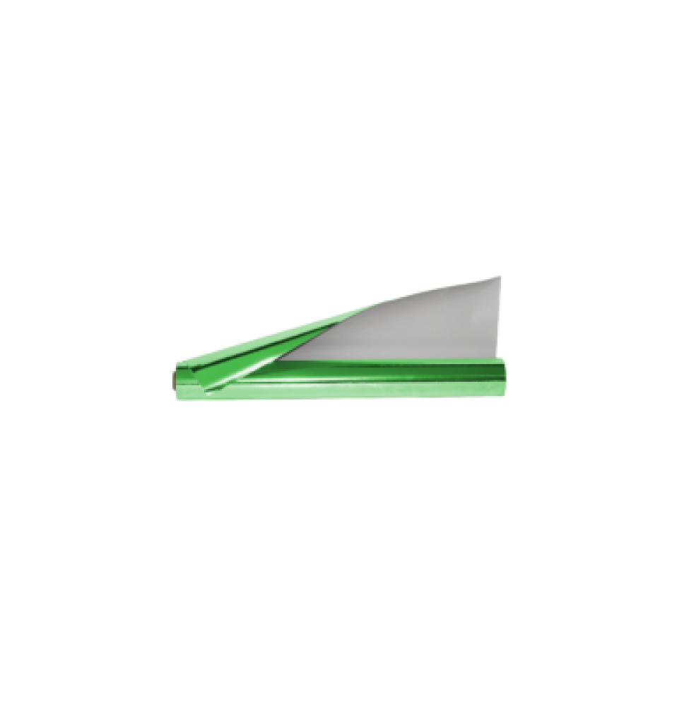 PAPEL MET. UNIFOIL VERDE ROLLO C25M. E.15