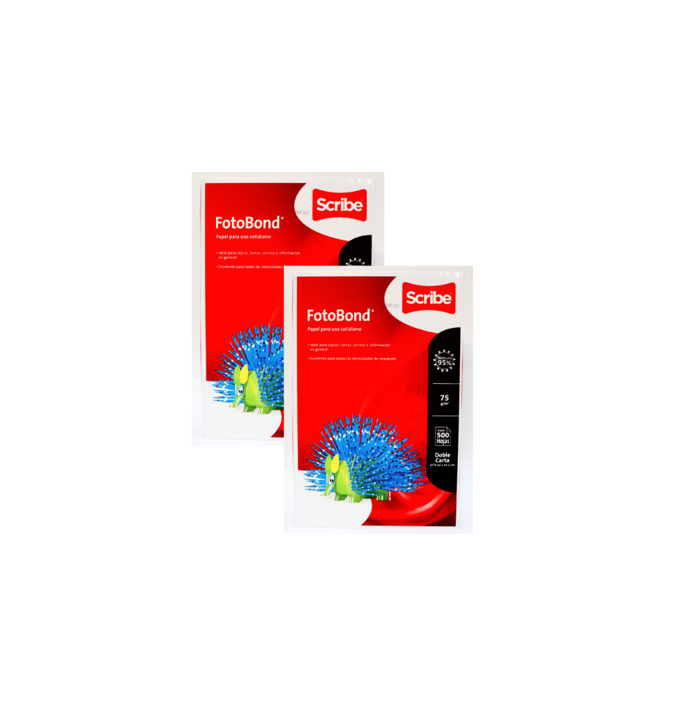 PAPEL BOND BCO. DOBLE CTA. 90 FOTOBOND 75G. MILL.E.52.5