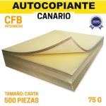 PAPEL AUTOCOPIANTE CFB 75G. CTA. CANAR INTERM.MILL.E.5 5